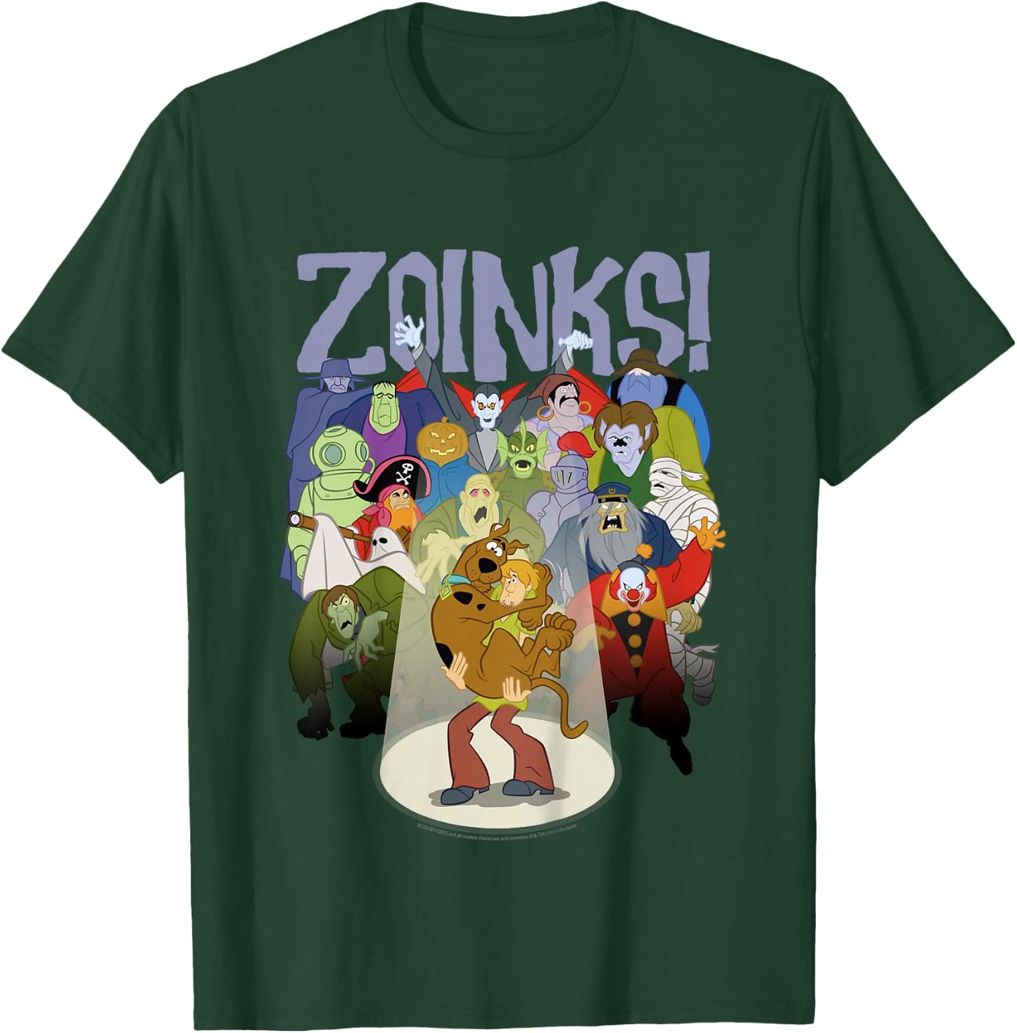 Kids Scooby-Doo Shaggy and Scooby Zoinks Monsters T-Shirt - T-Shirt | Forest
