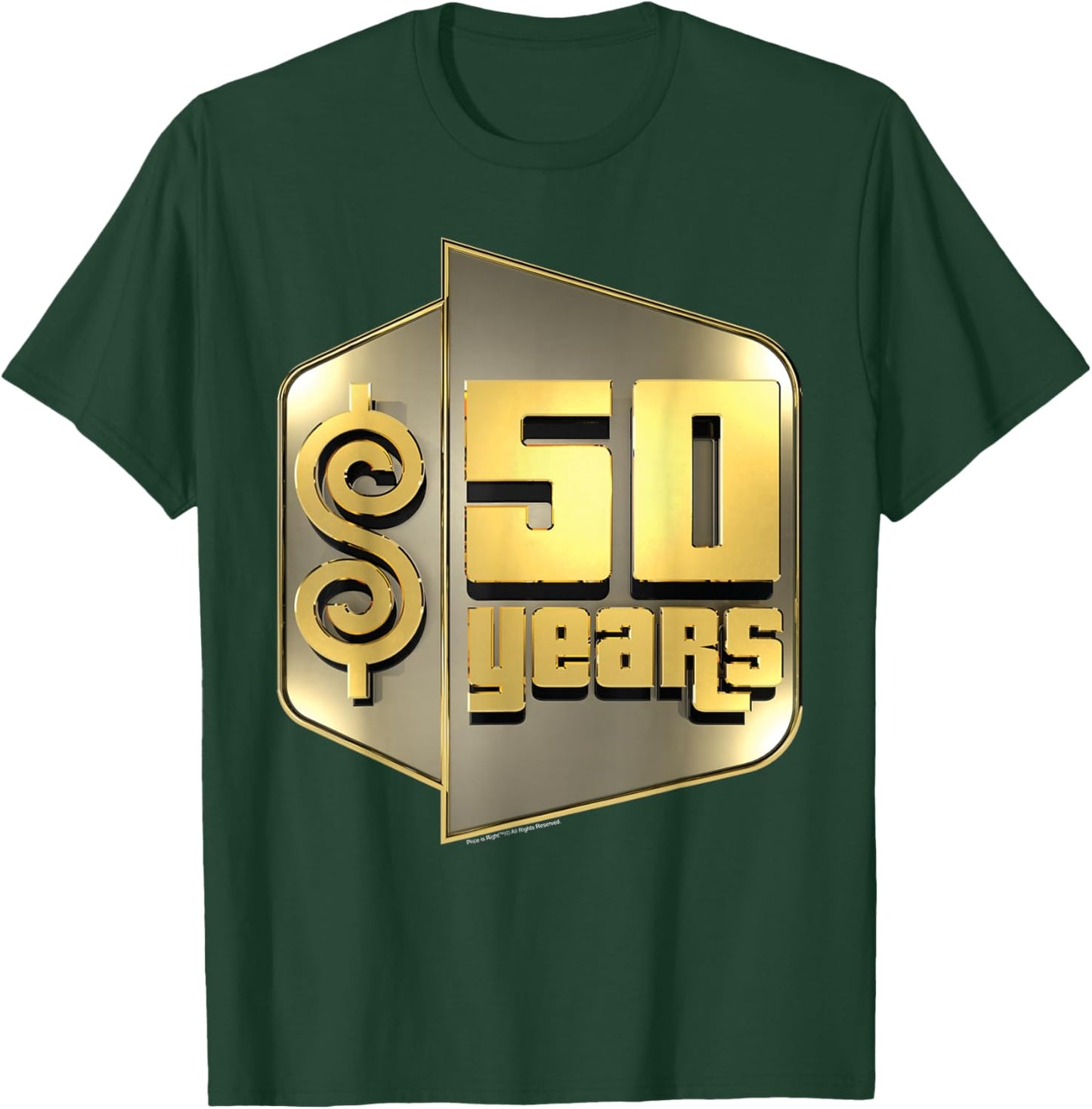 Price is Right - 50 Years Logo T-Shirt - T-Shirt | Forest