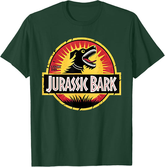 Jurassic Bark Dog Lover Funny Parody T-Shirt - T-Shirt | Forest