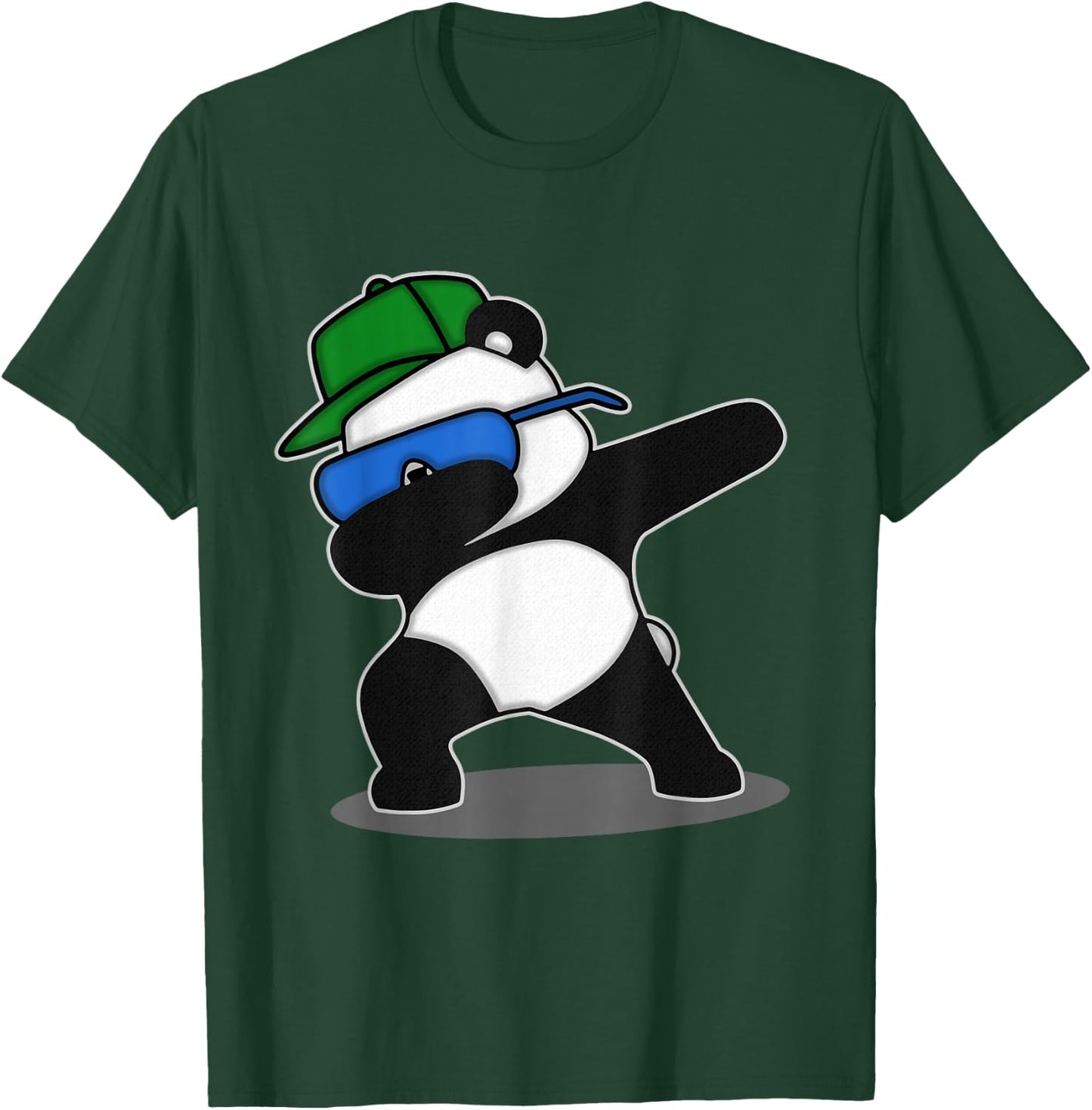 Cool Dabbing Panda - Cute Bear Lovers - Great Dab Dance Gift T-Shirt - T-Shirt | Forest