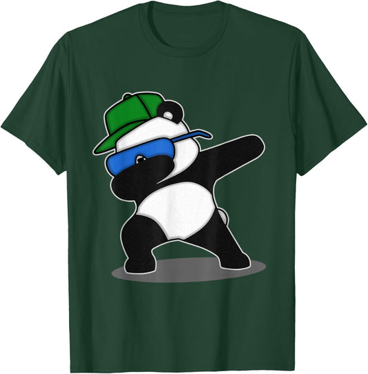 Cool Dabbing Panda - Cute Bear Lovers - Great Dab Dance Gift T-Shirt - T-Shirt | Forest