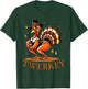 Funny Twerkey Twerking Turkey Dance Pilgrim Thanksgiving T-Shirt - T-Shirt | Forest