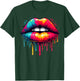 Lips Kiss Shirt Men Kids Colorful Lips T-Shirt - T-Shirt | Forest