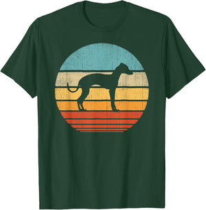 Italian Greyhound Retro Vintage 60s 70s Sunset Dog Lovers T-Shirt - T-Shirt | Forest