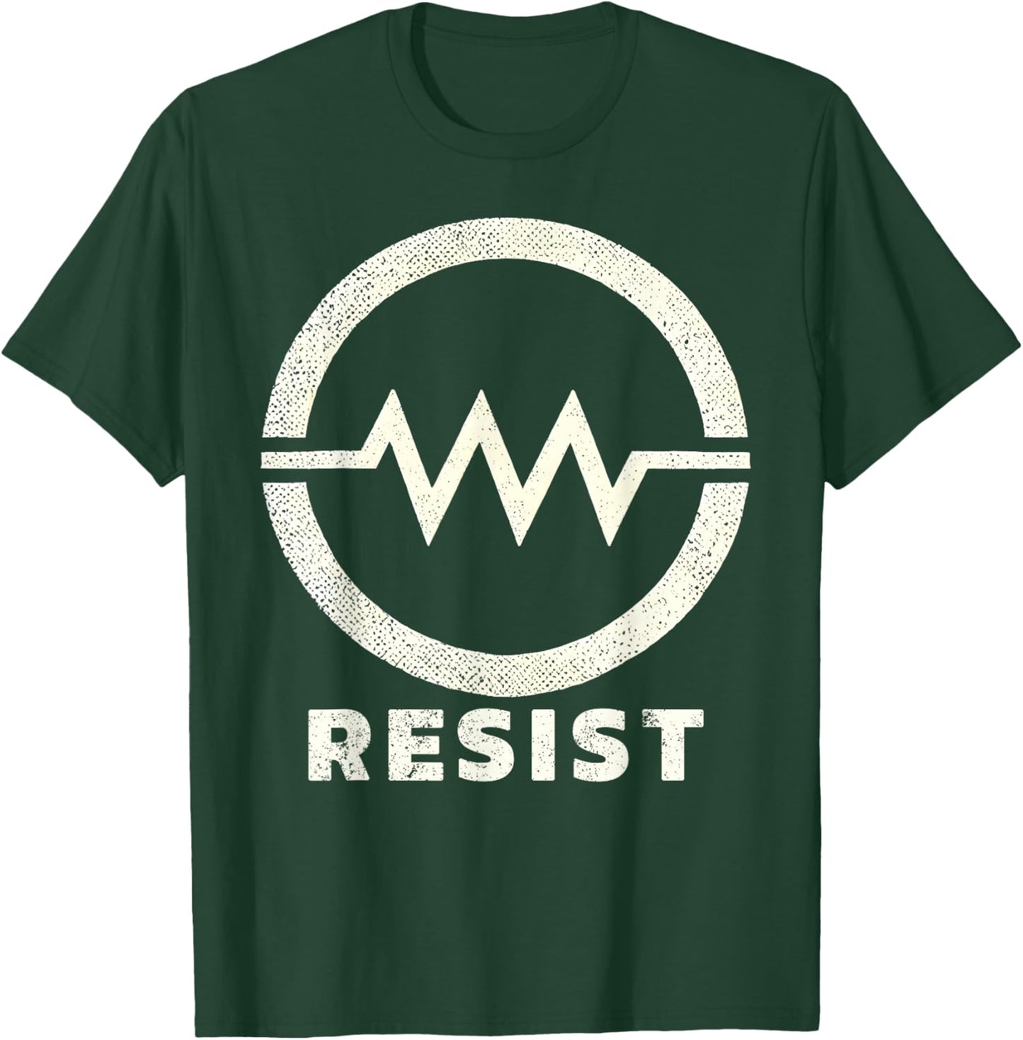 Resistor Symbol Resist Funny Electrical Engineering T-Shirt - T-Shirt | Forest