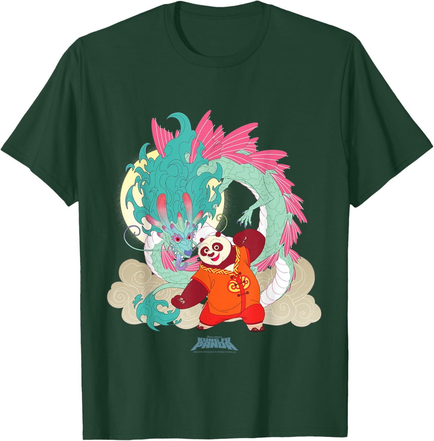 DreamWorks Kung Fu Panda Lunar New Year Po Dragon T-Shirt - T-Shirt | Forest