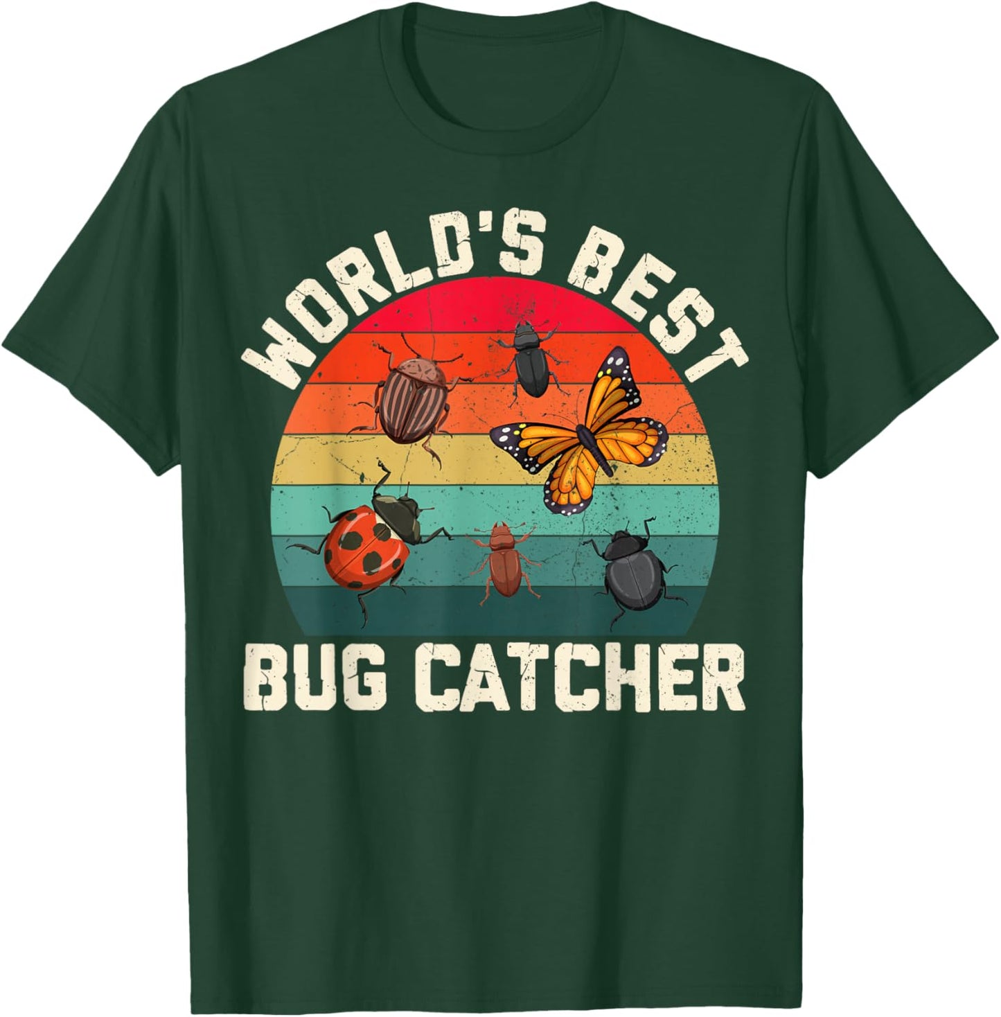 World's Best Bug Catcher Insect Explorer Nature Lover T-Shirt - T-Shirt | Forest