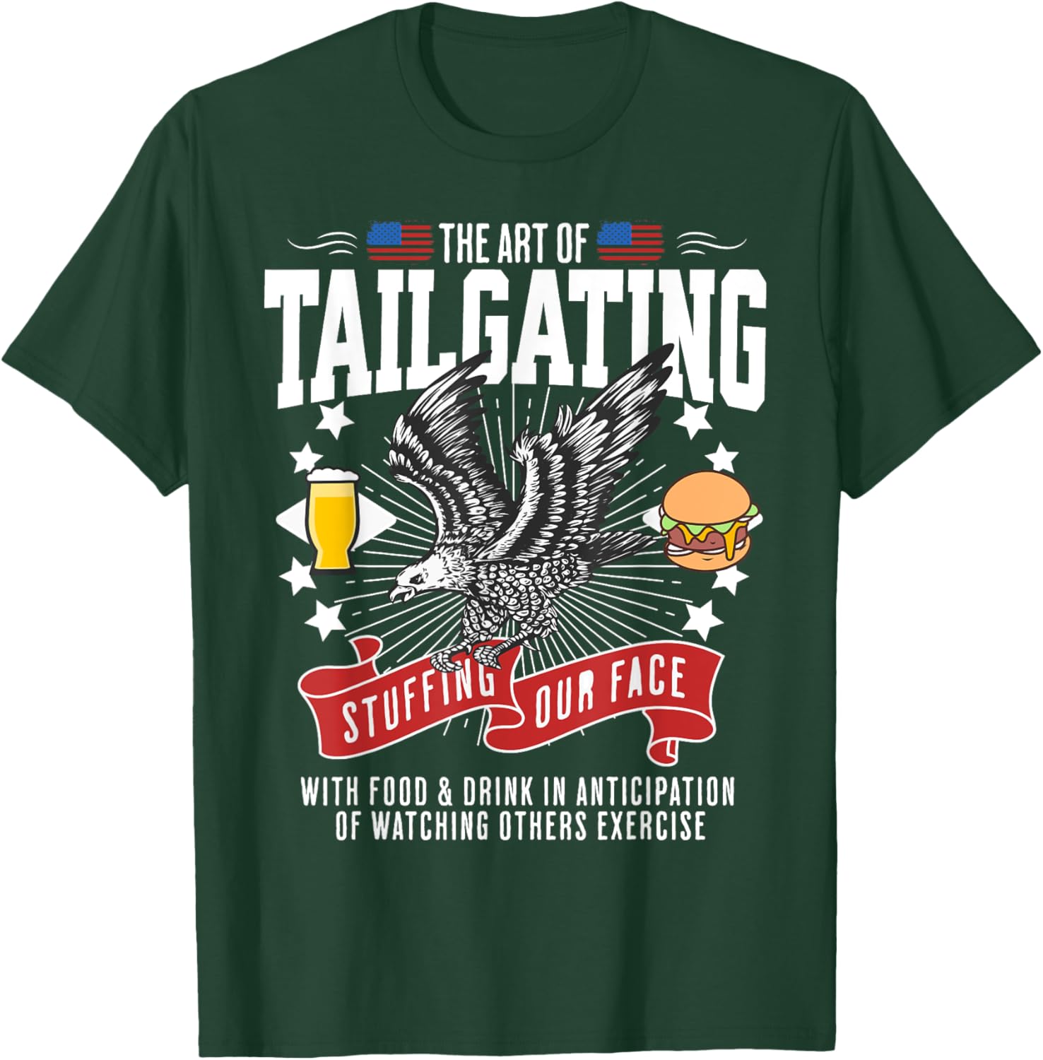 Tailgate Party Idea & Funny American Tailgating T-Shirt - T-Shirt | Forest