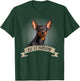 Miniature Pinscher Best Buddy Pet Portrait T-Shirt - T-Shirt | Forest