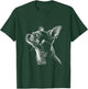 Chihuahua Owner a Lineart of a Chihuahua T-Shirt - T-Shirt | Forest