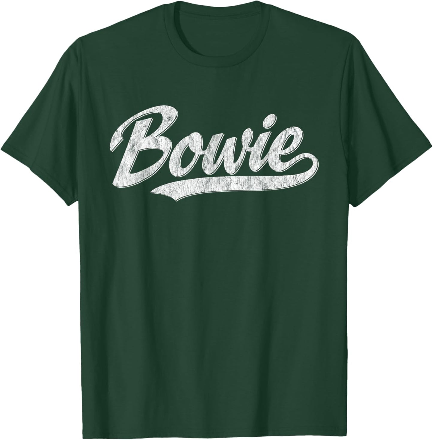 Vintage 1980s Graphic Style Bowie Maryland T-Shirt - T-Shirt | Forest