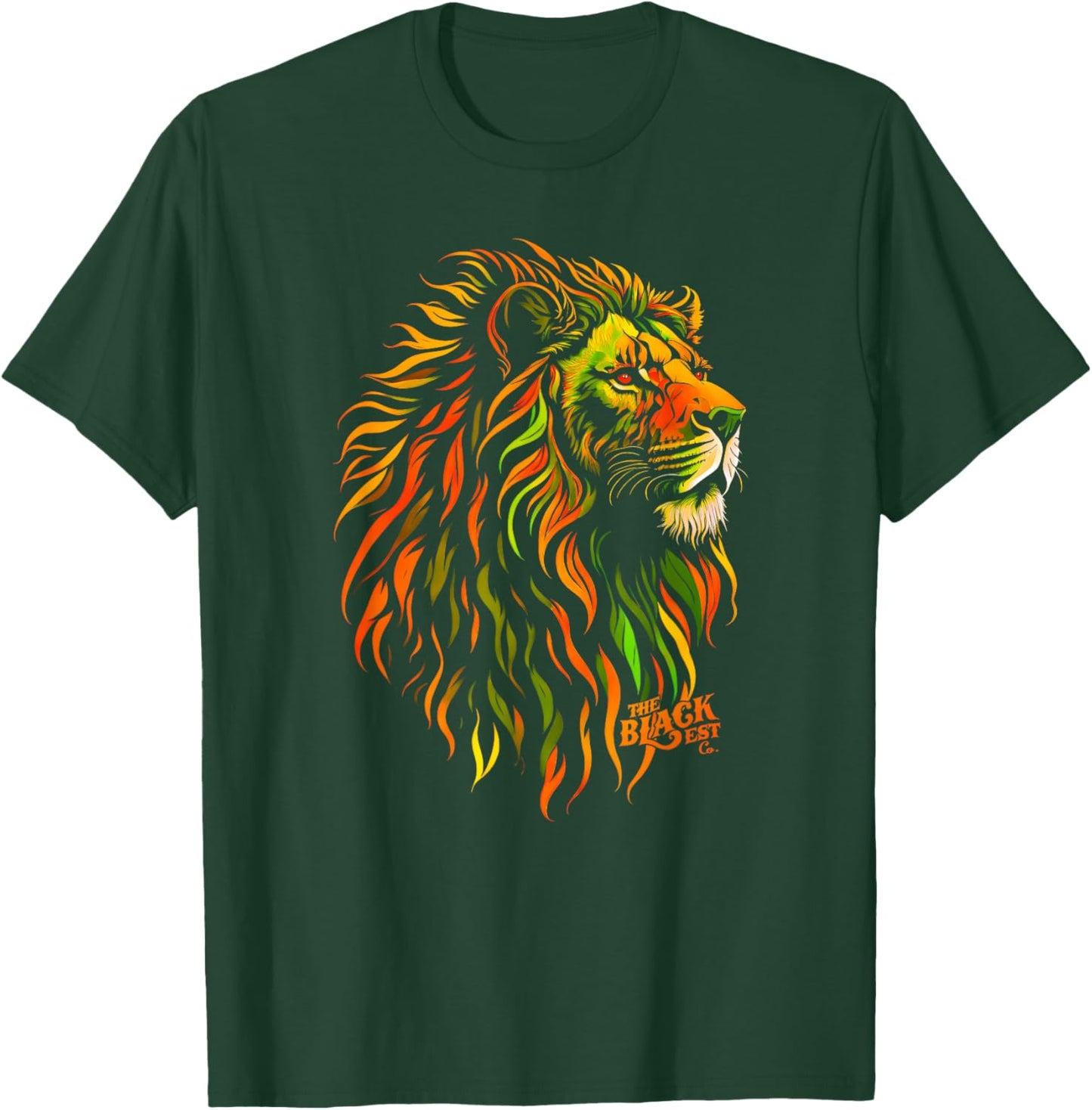 Celebrate Juneteenth African Lion Face Freedom Day 1865 T-Shirt - T-Shirt | Forest
