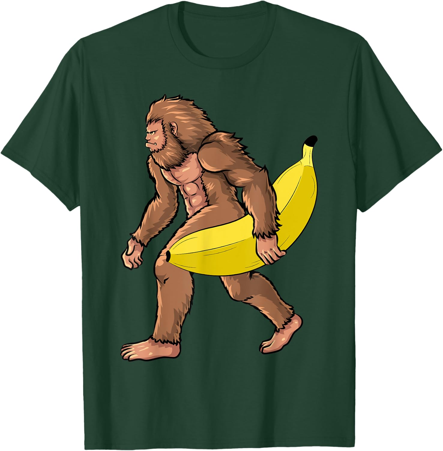 Bigfoot Banana Kids Men Apparel, Youth Big Foot Sasquatch T-Shirt - T-Shirt | Forest