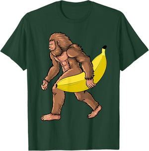 Bigfoot Banana Kids Men Apparel, Youth Big Foot Sasquatch T-Shirt - T-Shirt | Forest