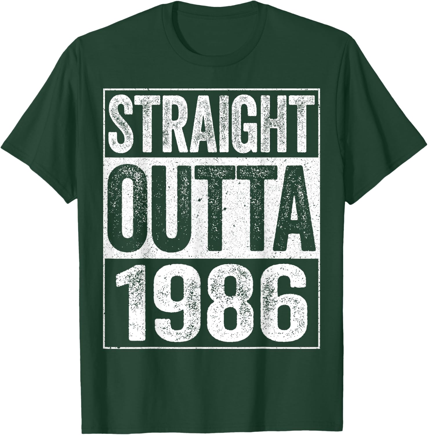 Straight Outta 1986 38th Birthday Shirt T-Shirt - T-Shirt | Forest