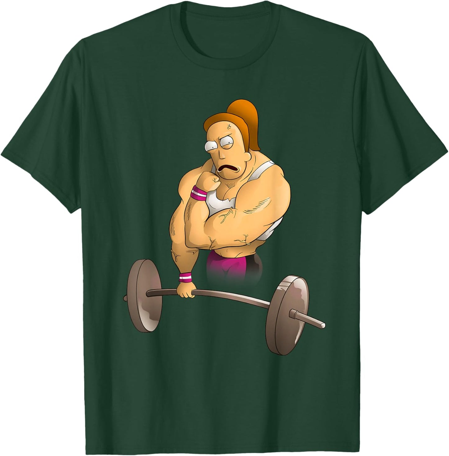 Mademark x Rick and Morty - Rick and Morty Shirt Summer's Gym T-Shirt - T-Shirt | Forest