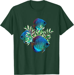 Discus Aquarium Fish Discus Breeders Lovers Fish Tank T-Shirt - T-Shirt | Forest