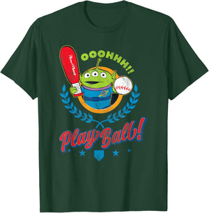 Disney and Pixar's Toy Story Alien Play Ball Baseball Sports T-Shirt - T-Shirt | Forest