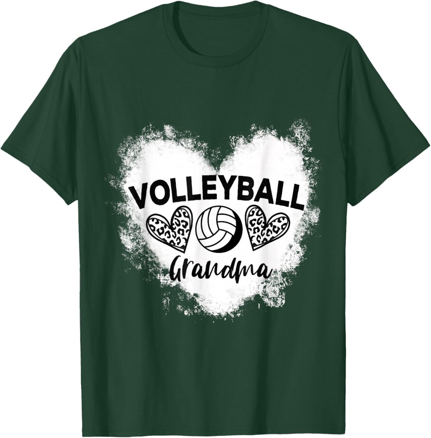 Funny Volleyball Grandma Ball Grandma Volleyball Player T-Shirt - T-Shirt | Forest