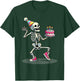 Funny Halloween Birthday Party Halloween Skeleton Birthday T-Shirt - T-Shirt | Forest