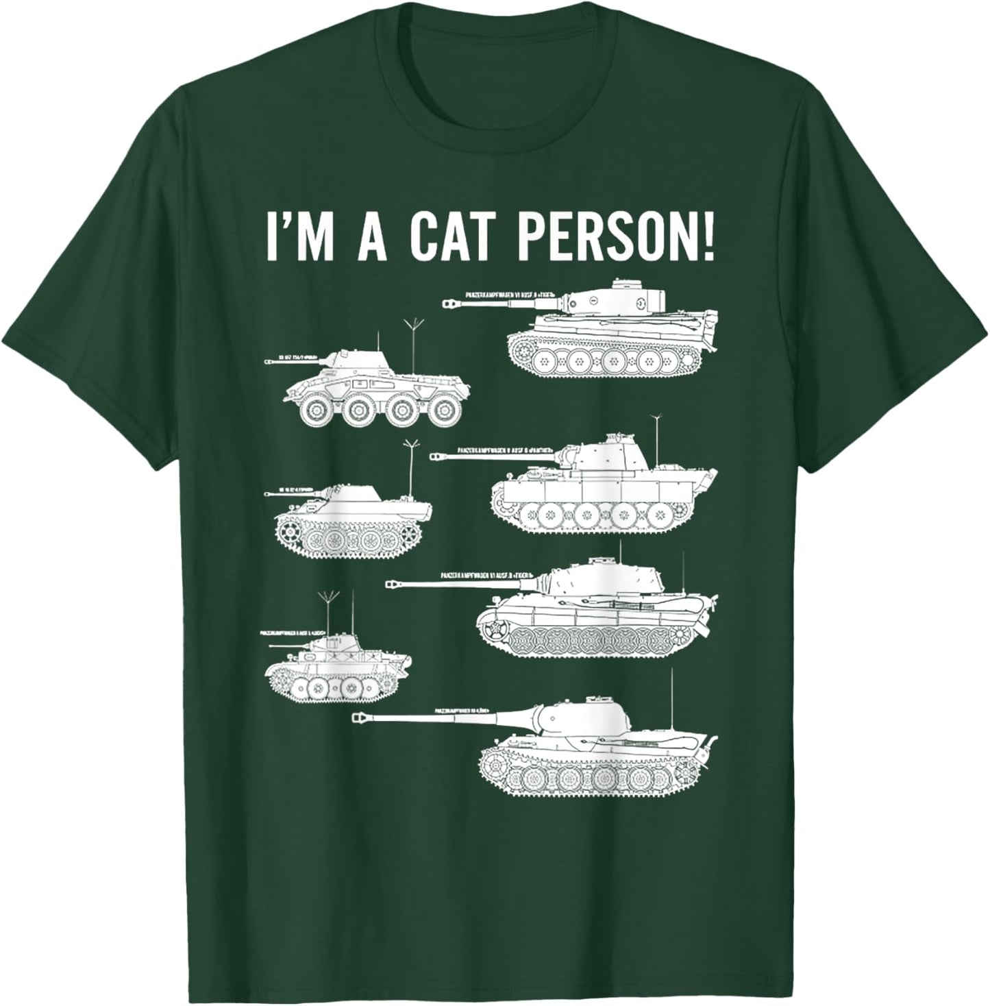 I'm A Cat Person Tank Men Women T-Shirt - T-Shirt | Forest