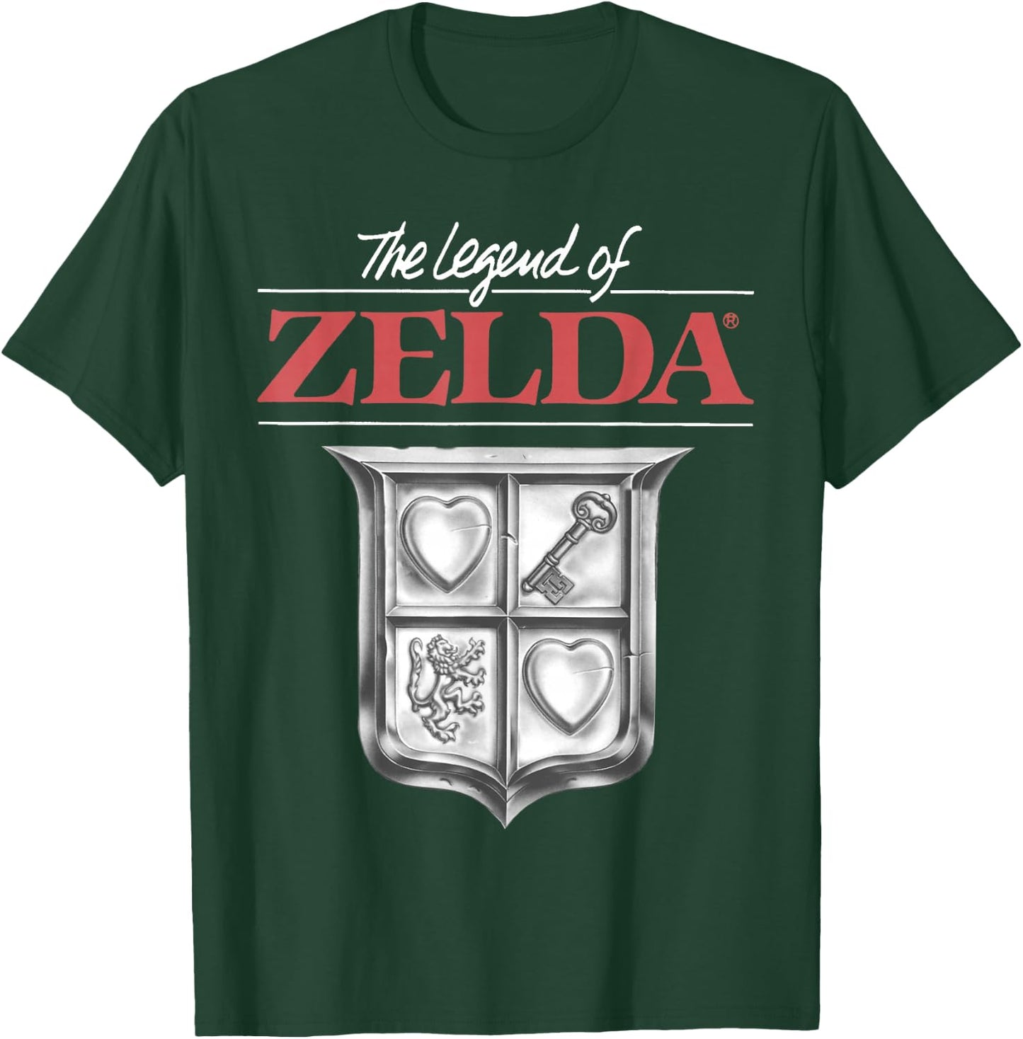 The Legend of Zelda Original Box Art Logo T-Shirt - T-Shirt | Forest