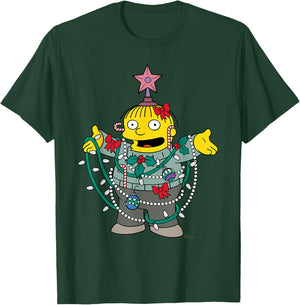 The Simpsons Holiday Ralph Wiggum Christmas Tree T-Shirt - T-Shirt | Forest