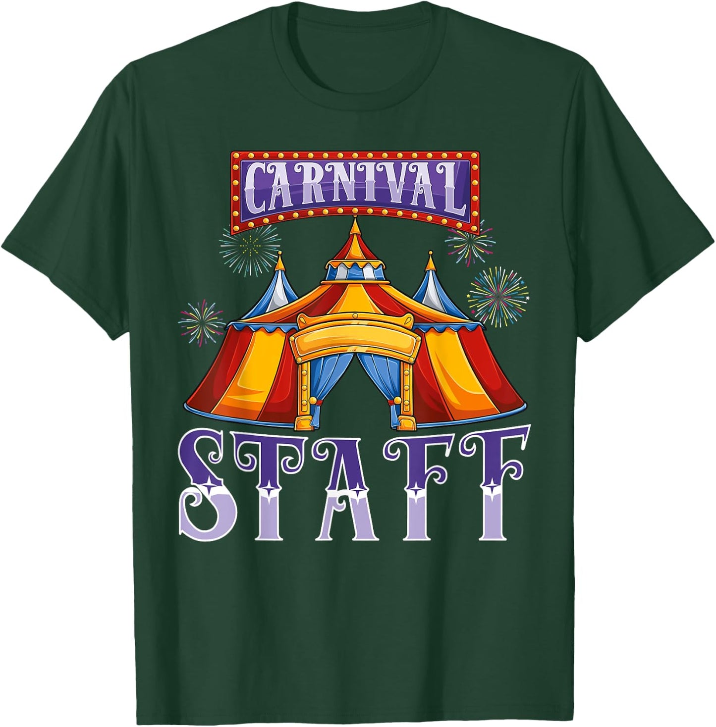 Carnival staff Circus event squad Crew birthday Party kids T-Shirt - T-Shirt | Forest