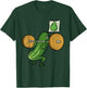 Cucumber Squat Halloween Funny Gym Workout Men Women Kids T-Shirt - T-Shirt | Forest