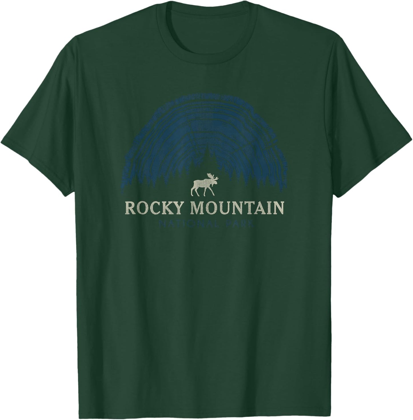 Rocky Mountain National Park Vintage T-Shirt - T-Shirt | Forest