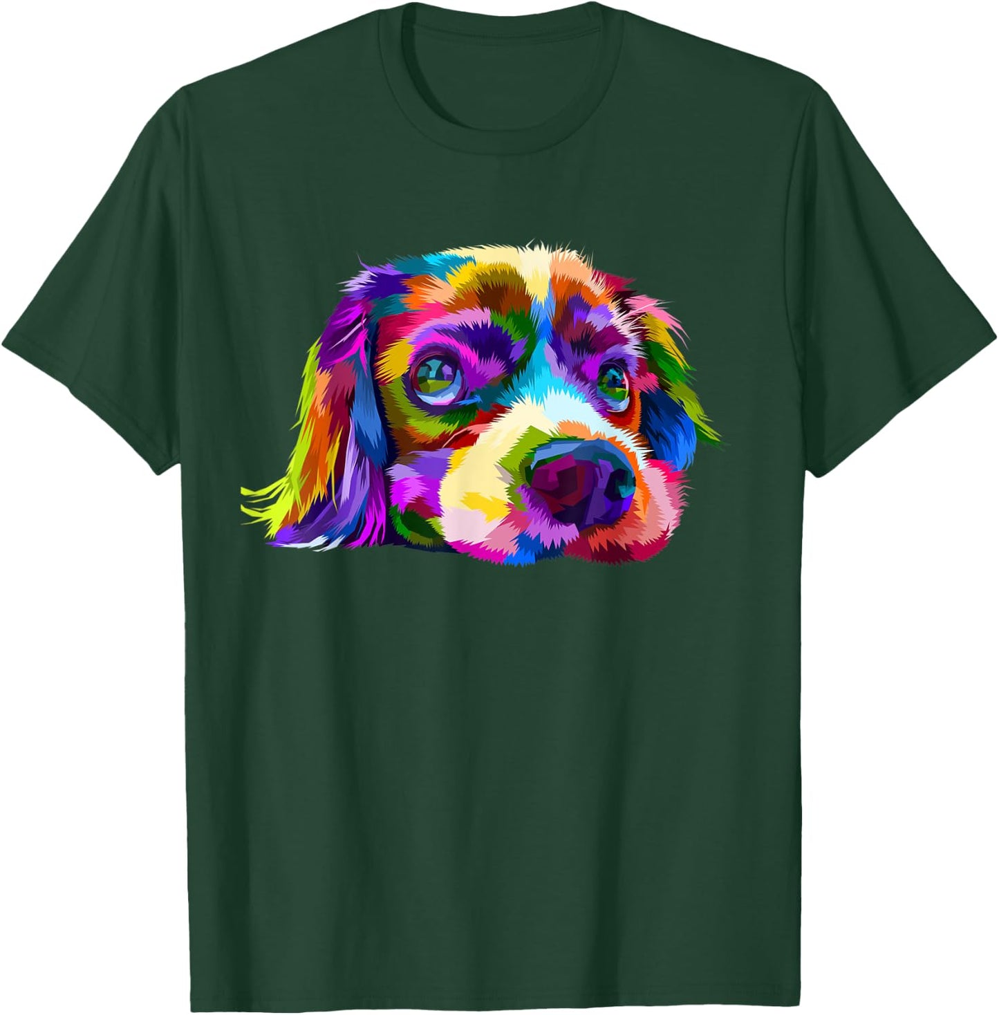 Beagle Colorful Dog Pop Art Lovers T-Shirt - T-Shirt | Forest