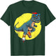 Skating T-Rex - Cute Trex Dinosaur Rollerblades Skater T-Shirt - T-Shirt | Forest