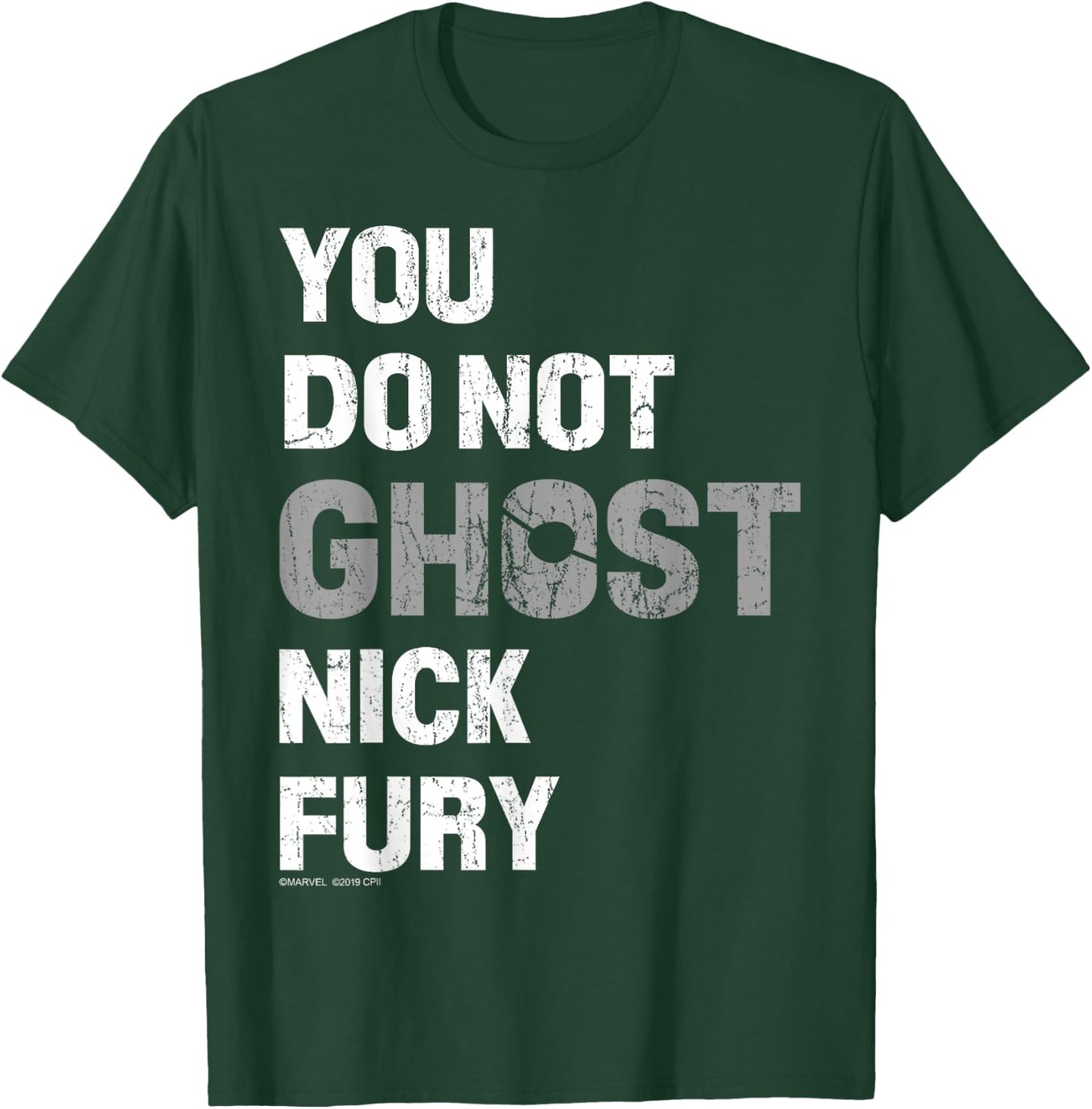 Marvel Spider-Man Far From Home You Do Not Ghost Nick Fury T-Shirt - T-Shirt | Forest