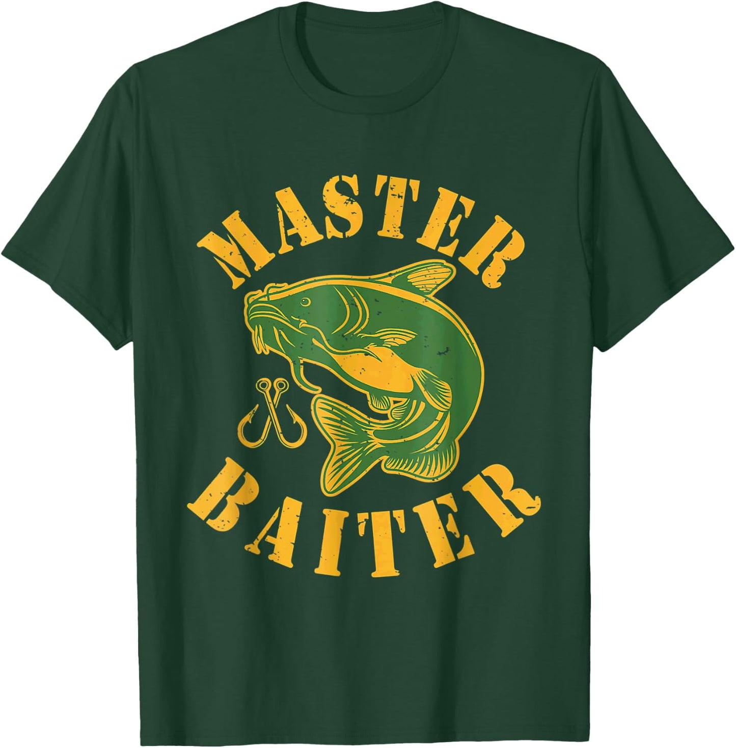 Master Baiter - Wels Catfish Hunter T-Shirt - T-Shirt | Forest