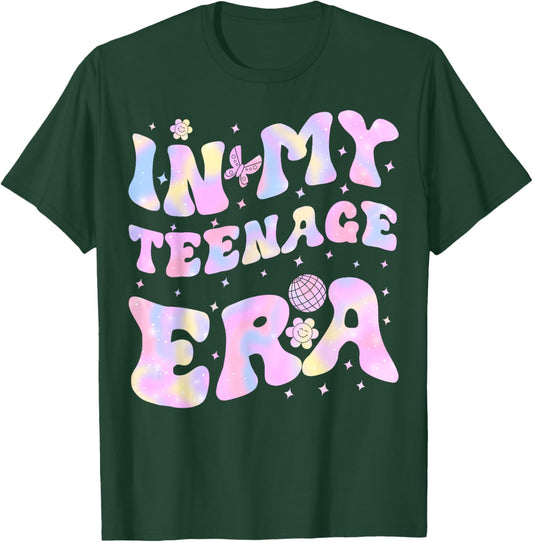 In My Teenage Era - 13th Birthday T-Shirt - T-Shirt | Forest