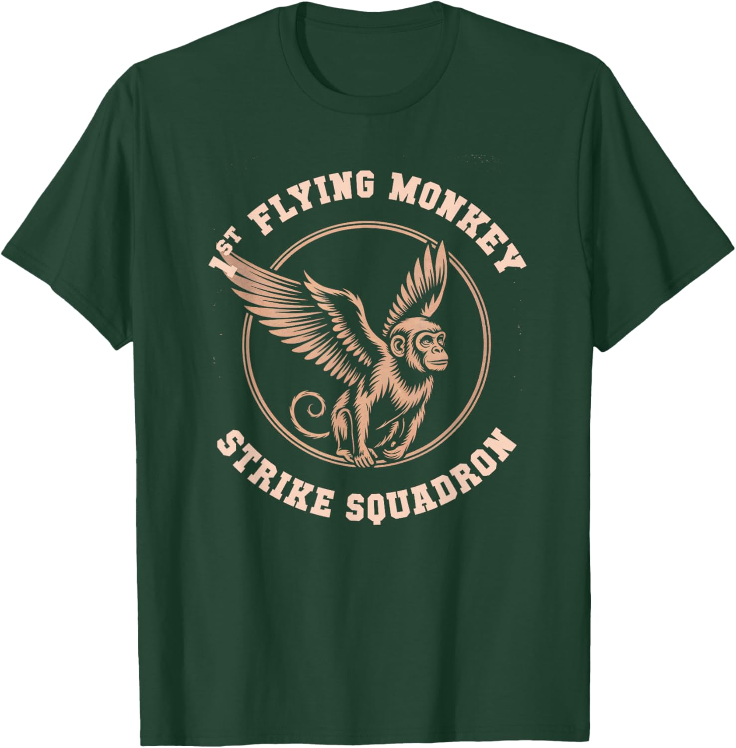 1st Flying Monkeys Strike Squadron Air Wizard Military Force T-Shirt - T-Shirt | Forest