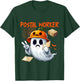 Postal Worker Job Halloween Ghost Boo Pumpkin Matching Team T-Shirt - T-Shirt | Forest