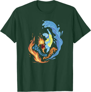 Disney Pixar Elemental Naturally Awesome Ember & Wade Shot T-Shirt - T-Shirt | Forest