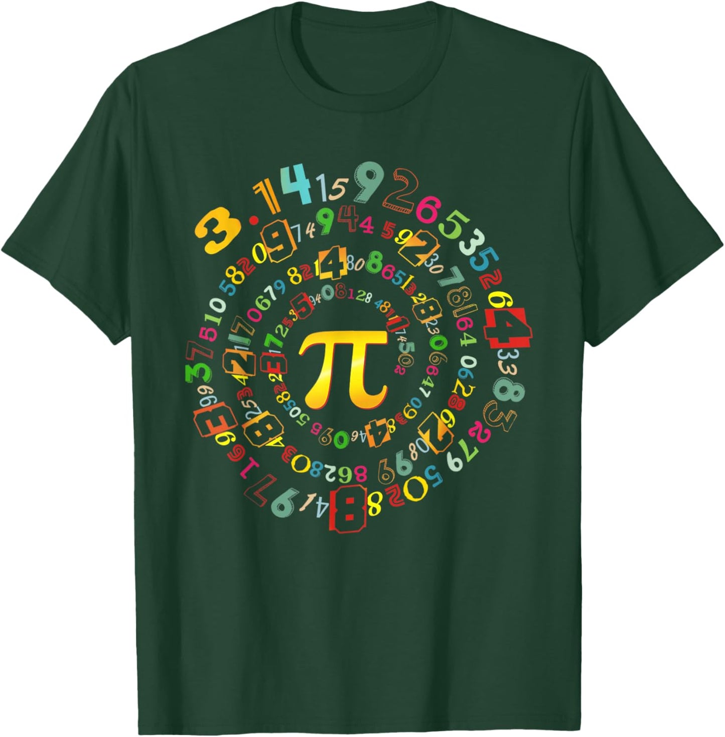 Pi 314 Math Pi Lovers Boy Girl Toddler Mathematic Pi Number T-Shirt - T-Shirt | Forest