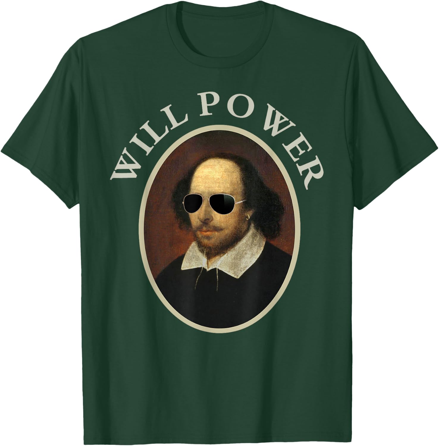 William Shakespeare Will Power Shirt Art-Positive Quote T-Shirt - T-Shirt | Forest