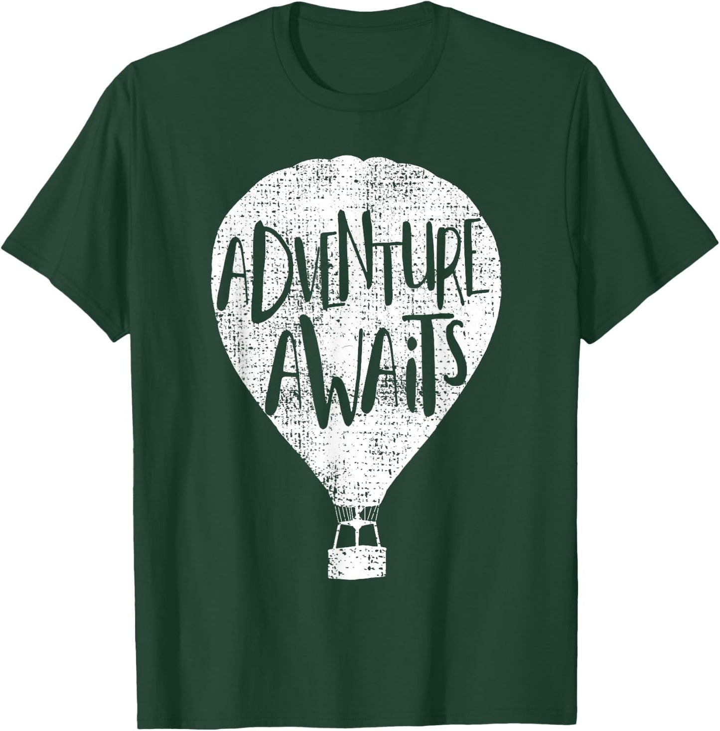 Aviator Adventure Vintage Hot Air Balloon T-Shirt - T-Shirt | Forest
