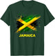 Jamaica Retro Jamaican Flag T-Shirt - T-Shirt | Forest