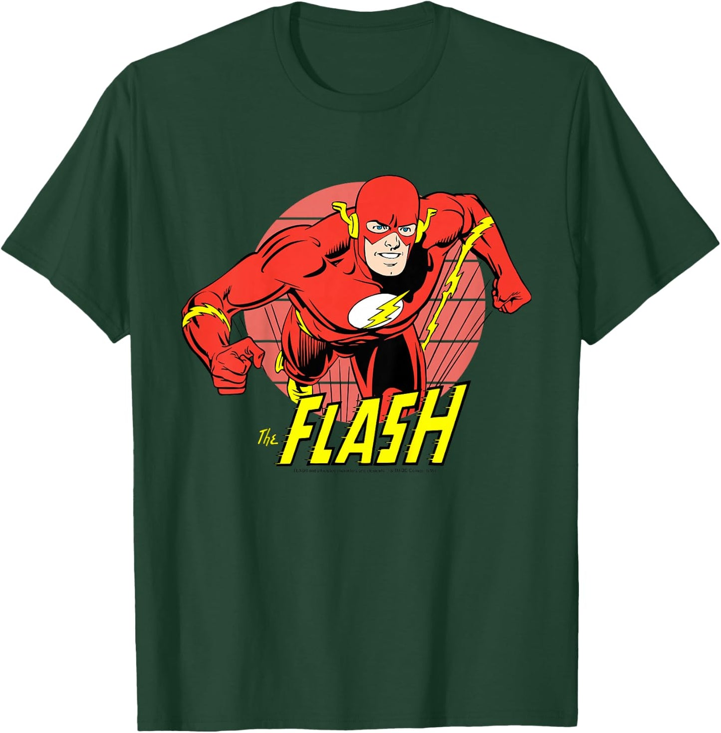 Kids DC Comics The Flash Running Portrait T-Shirt - T-Shirt | Forest