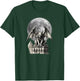 Gargoyle Full Moon Gothic Architecture Goth Dark Aesthetic T-Shirt - T-Shirt | Forest
