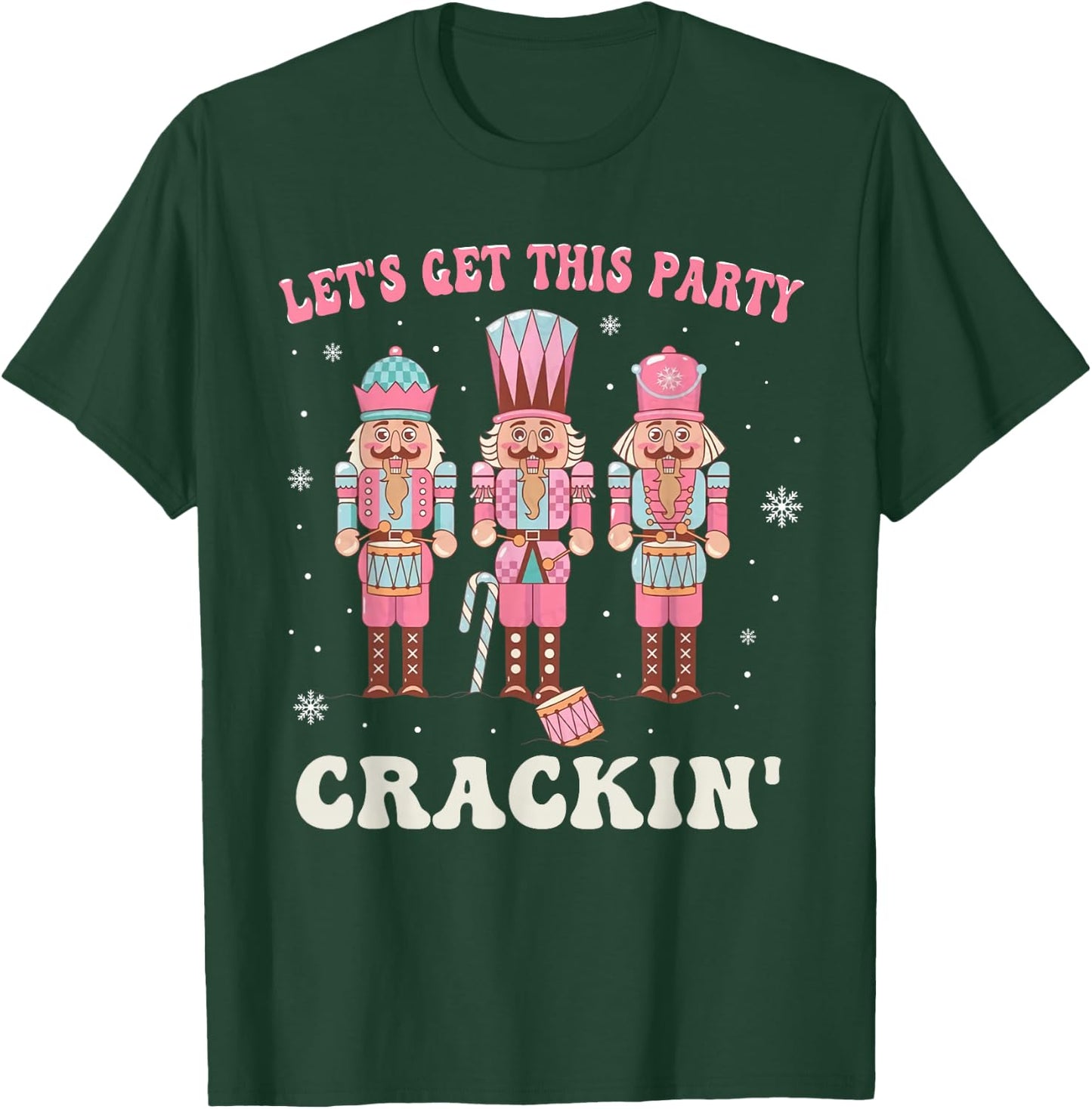 Let's Get This Party Crackin' Nutcracker Pajamas Girl Kid T-Shirt - T-Shirt | Forest