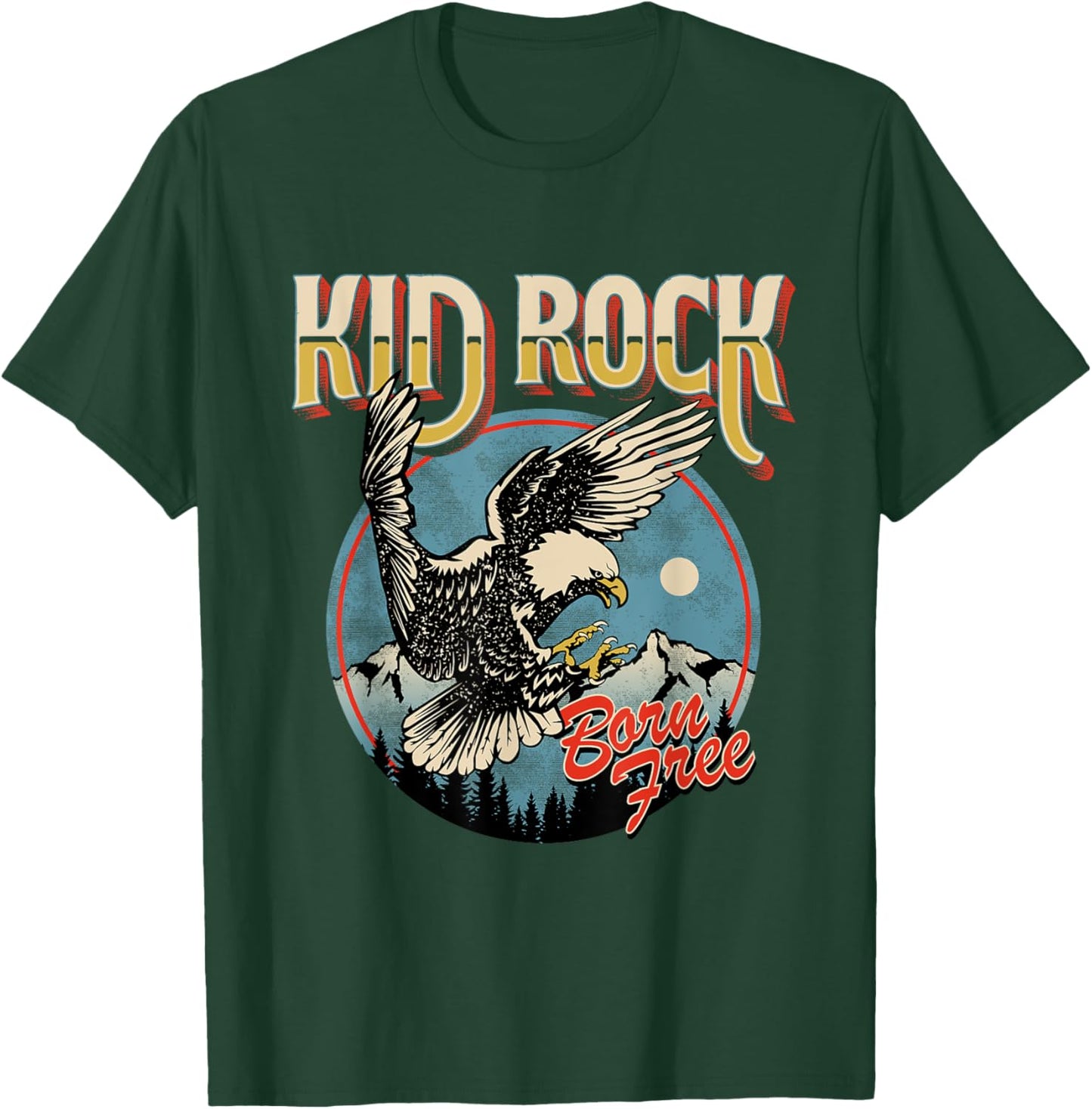 Born Free Eagle T-Shirt - T-Shirt | Forest