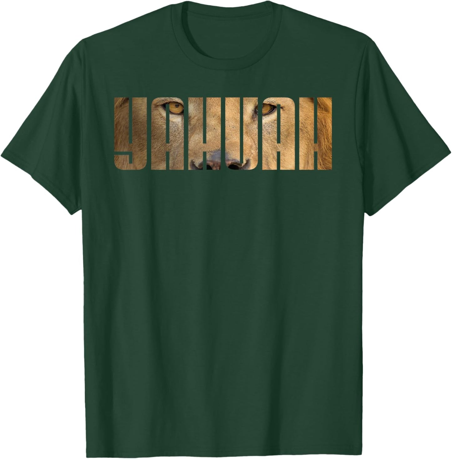 Black Hebrew Israelite Clothing Jah Yah Yahuah Judah Lion T-Shirt - T-Shirt | Forest
