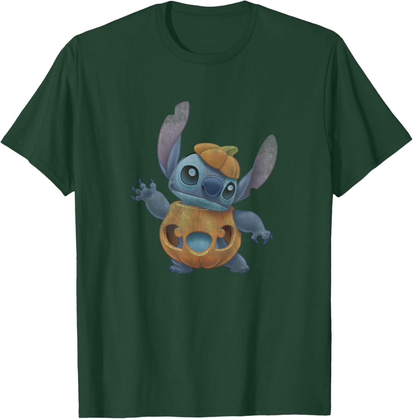 Disney Lilo & Stitch Halloween Candy Time Pumpkin Costume T-Shirt - T-Shirt | Forest