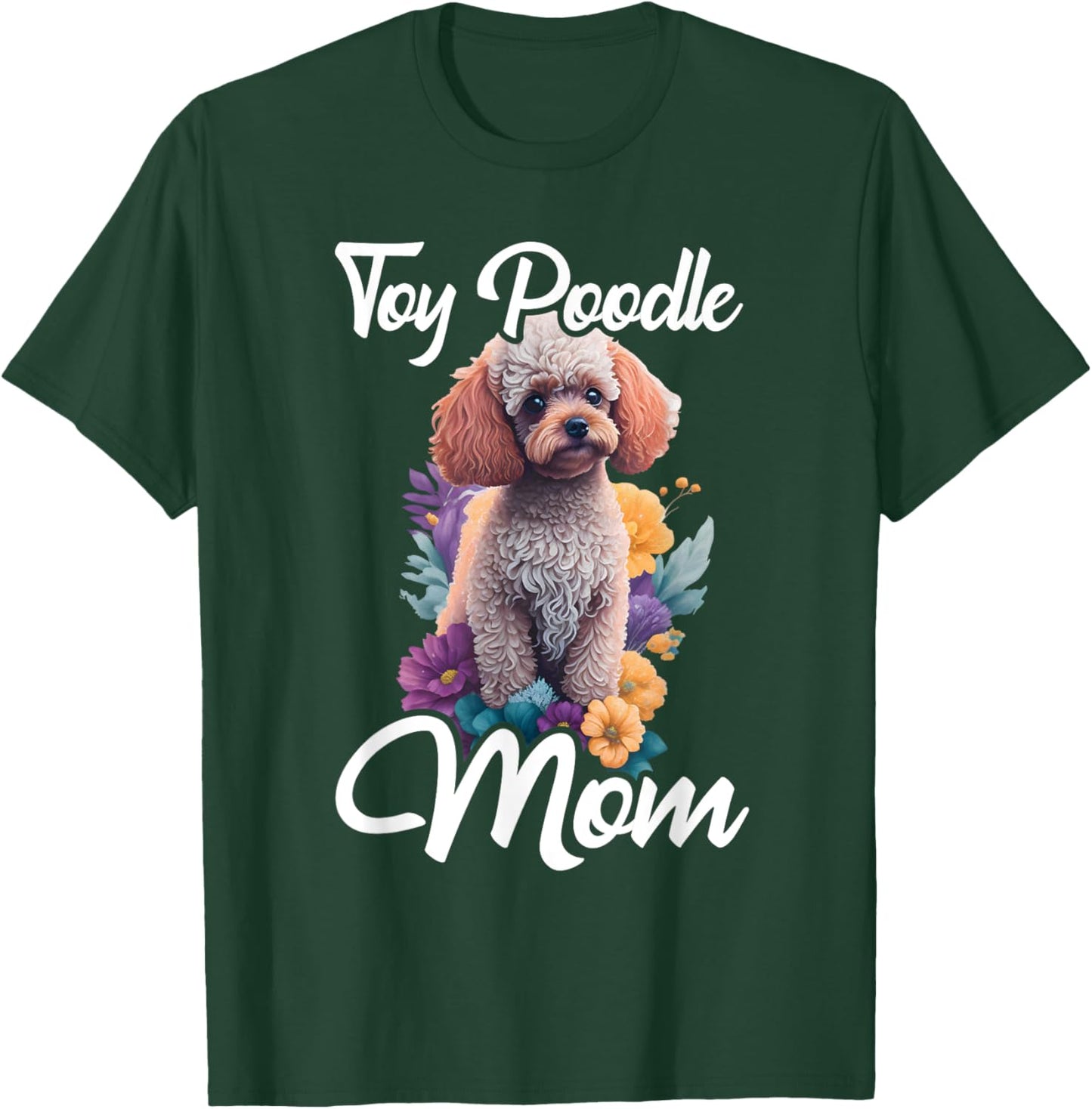 Toy Poodle Mom - Puppy Lover Canine Dog Lover Pet Owner Women Kids T-Shirt - T-Shirt | Forest