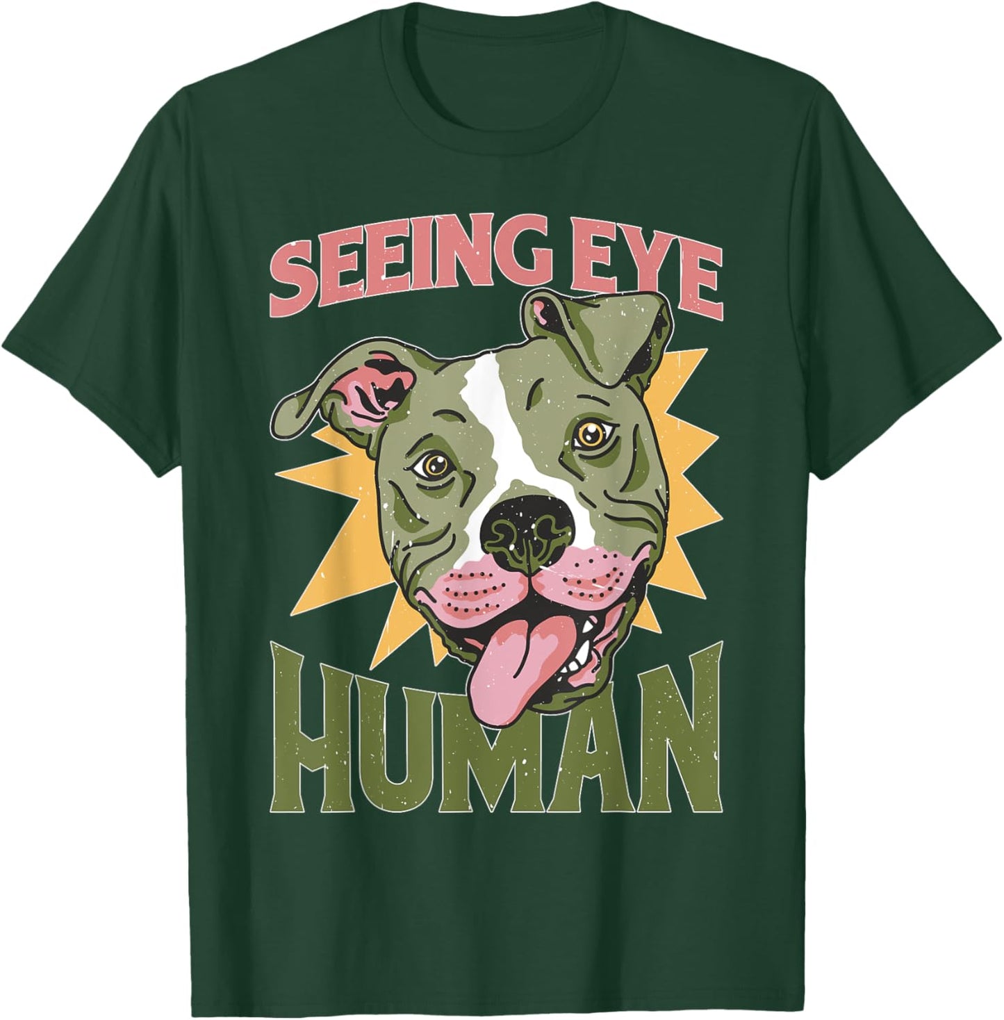 Seeing Eye Human -_ T-Shirt - T-Shirt | Forest
